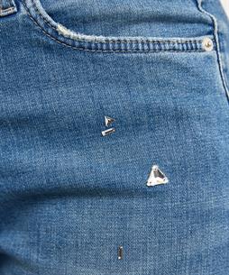 Marc Cain Jeans weitem Bein Ziersteinen Warri