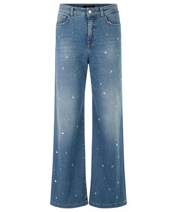 Marc Cain Jeans weitem Bein Ziersteinen Warri