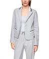 Marc Cain Jersey Blazer gestreifter Saum