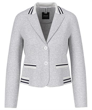 Marc Cain Jersey Blazer gestreifter Saum