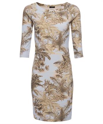 Marc Cain Jersey Kleid mit botanischem Print