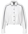 Marc Cain kurze Bluse elastischem Saum