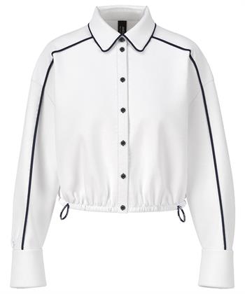 Marc Cain kurze Bluse elastischem Saum