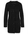 Marc Cain lange Strickjacke aus Bouclé-Wollmischung