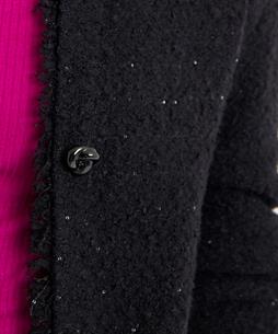 Marc Cain lange Strickjacke aus Bouclé-Wollmischung