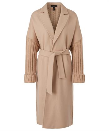 Marc Cain Mantel Strickjacke gekocht Wolle Kabel stricken