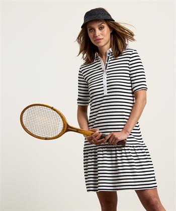 Marc Cain Polokleid gestreift