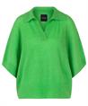 Marc Cain Polopullover aus Wollmischung mit kurzen Ärmeln