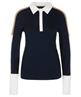 Marc Cain Poloshirt mit Kontrastpaspel