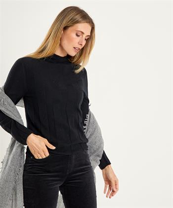 Marc Cain Pullover aus Wolle in breiter Rippe