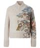 Marc Cain Pullover aus Wollmischung mit Blumendruck