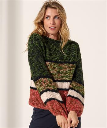 Marc Cain Pullover Blockstreifen