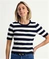 Marc Cain Pullover kurzarm gestreift