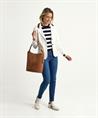 Marc Cain Pullover kurzarm gestreift