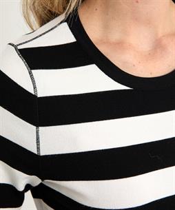 Marc Cain Pullover kurzarm gestreift