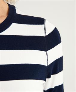 Marc Cain Pullover kurzarm gestreift