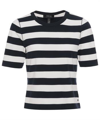 Marc Cain Pullover kurzarm gestreift