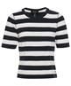 Marc Cain Pullover kurzarm gestreift