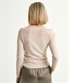 Marc Cain Pullover transparent gestreift