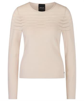 Marc Cain Pullover transparent gestreift