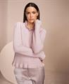 Marc Cain Pullover Wollmischung mit Rüschen