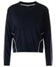 Marc Cain Pullover Wollmischung weißer Zierpaspel