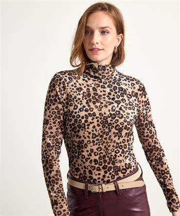 Marc Cain Rollkragenpullover Velvet Panther
