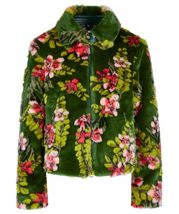 Marc Cain Rollkragenshirt Slinky mit Chinesischem Blattdruck