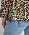 Marc Cain Scuba-Blazer mit Panther-Print