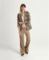 Marc Cain Scuba-Blazer mit Panther-Print