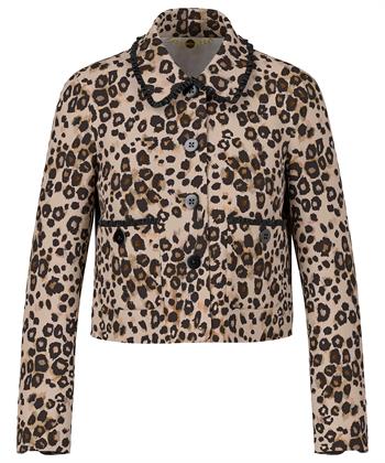 Marc Cain Scuba-Jacke Panther Rüschen