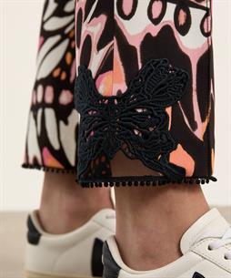 Marc Cain Scuba Kick Flare Hose Schmetterlingsdruck Frederica