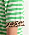 Marc Cain Shirt gestreift Pantherdruck
