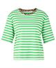 Marc Cain Shirt gestreift Pantherdruck
