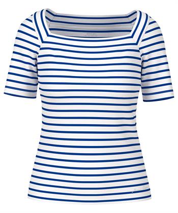 Marc Cain Shirt gestreift quadratischem Ausschnitt