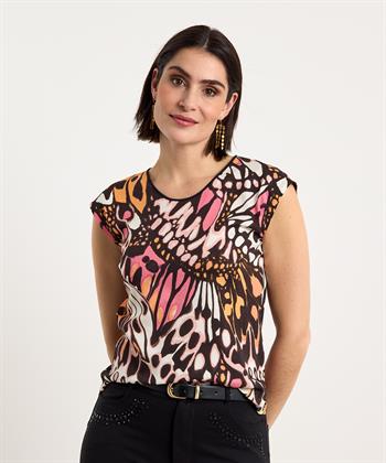 Marc Cain Shirt mit Schmetterlingsdruck