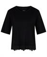 Marc Cain Shirt mit Spitzenbesatz