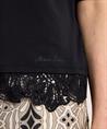 Marc Cain Shirt mit Spitzenbesatz