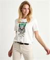 Marc Cain Shirt Print Panther Brille