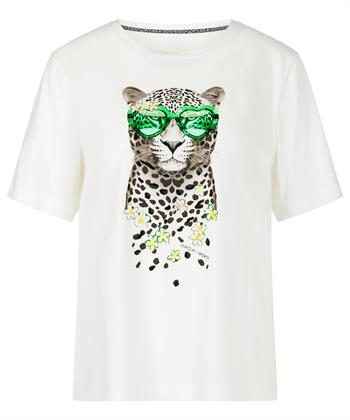 Marc Cain Shirt Print Panther Brille
