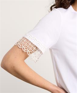Marc Cain Shirt Spitzenärmel