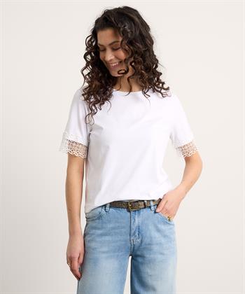 Marc Cain Shirt Spitzenärmel