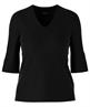Marc Cain Shirt V-Ausschnitt Rippe
