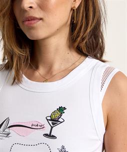 Marc Cain Singlet Print Mesh