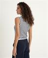 Marc Cain Singlet Rollkragenpullover gestreift