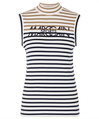 Marc Cain Singlet Rollkragenpullover gestreift