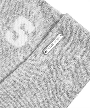 Marc Cain Sports Mütze Wollmischung Herzen & Buchstaben