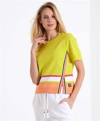 Marc Cain Sports Pullover Kontrastpaspel