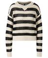 Marc Cain Sports Pullover Wollgemisch mit Streifen