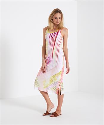 Marc Cain Sports Singlet Kleid Rippe Limonade Druck